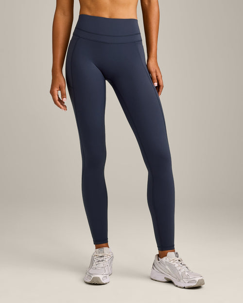 UnifiedMove™ High Waisted Pocket Leggings with Reflective Logo | True Blue