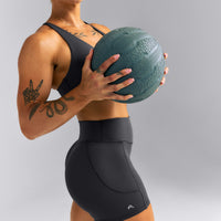 UnifiedMove™ High Waisted Pocket Shorts with Bonding New Branding | Coal