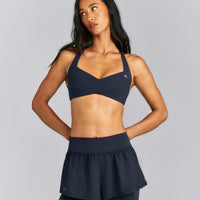 UnifiedMove™ T Back Minimal Bralette | True Blue