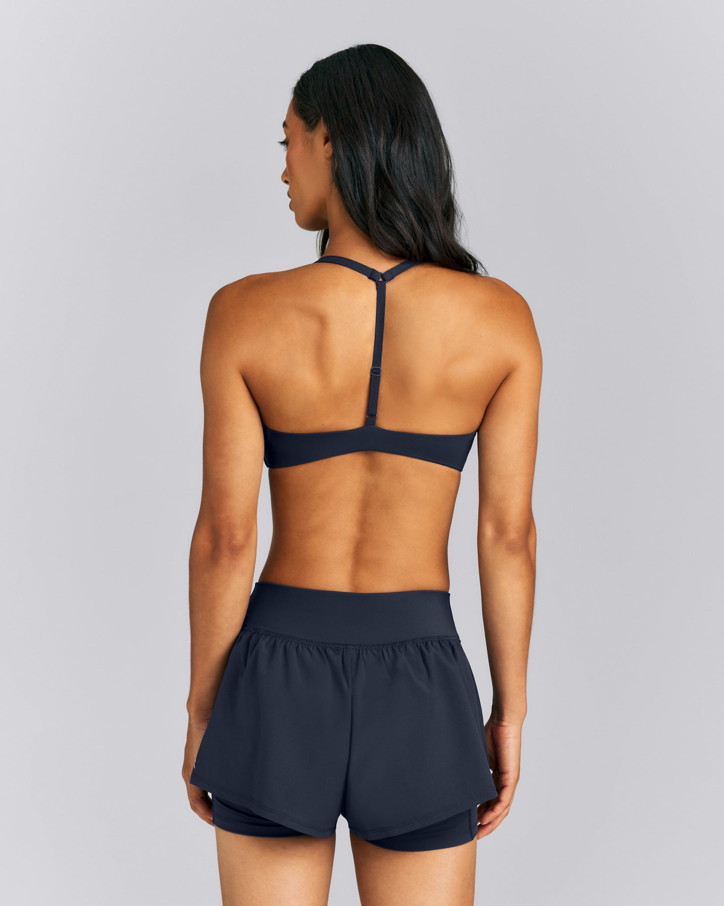 UnifiedMove™ T Back Minimal Bralette | True Blue