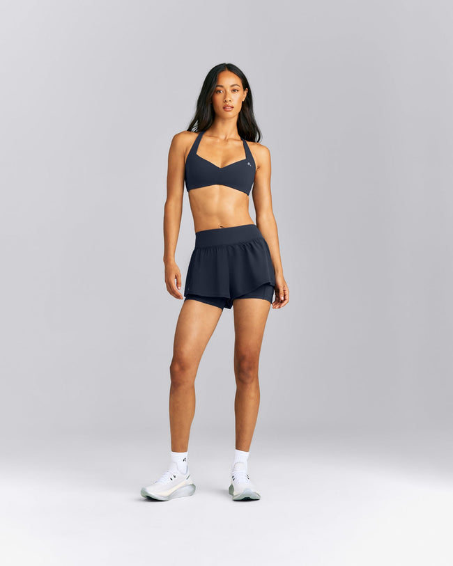 UnifiedMove™ T Back Minimal Bralette | True Blue