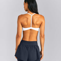 UnifiedMove™ T Back Minimal Bralette New Branding | White