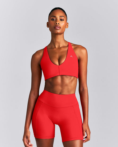 UnifiedMove™ Micro Bralette | Muscle Mommy Red