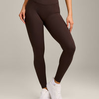 UnifiedMove Wrap Leggings with Reflective Logo | 70% Cocoa