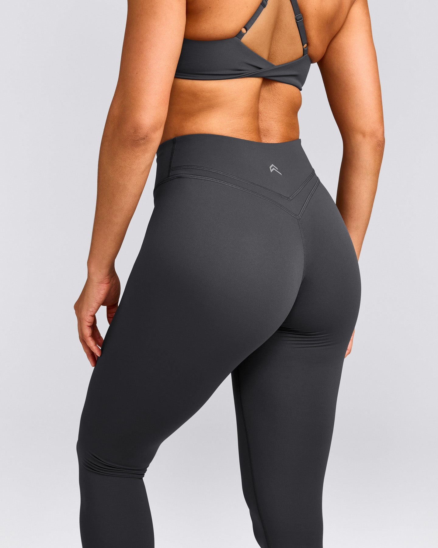 UnifiedMove™ Wrap Leggings with Reflective Logo | Coal
