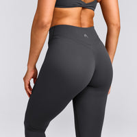 UnifiedMove™ Wrap Leggings with Reflective Logo | Coal