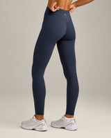 UnifiedMove Wrap Leggings with Reflective Logo | True Blue