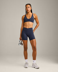 UnifiedMove Wrap Shorts 6" with Reflective Logo | True Blue