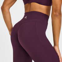 UnifiedMove High Waisted Pocket Leggings | Blackberry Purple