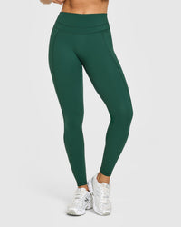 UnifiedMove™ High Waisted Pocket Leggings | Racing Green
