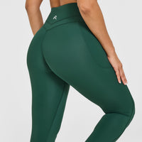 UnifiedMove™ High Waisted Pocket Leggings | Racing Green