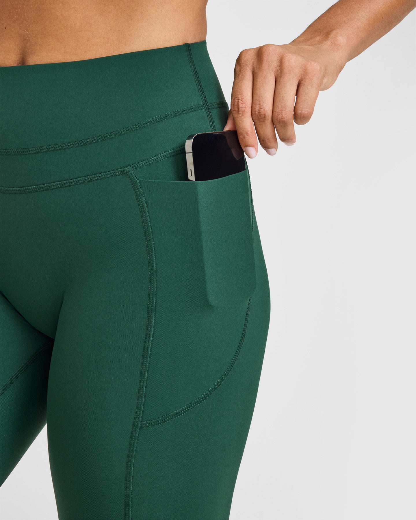 UnifiedMove™ High Waisted Pocket Leggings | Racing Green