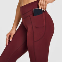UnifiedMove™ High Waisted Pocket Leggings | Rosewood