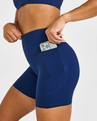 UnifiedMove™ High Waisted Pocket Shorts 6" | Midnight