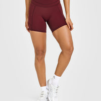 UnifiedMove™ High Waisted Pocket Shorts 6" | Rosewood