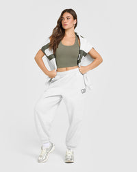 Cotton Fitted Mid Vest | Alpine Green