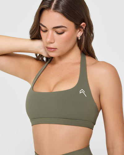EasyLift Halter Bralette | Alpine Green
