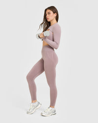 Effortless Seamless Leggings | Dusty Purple