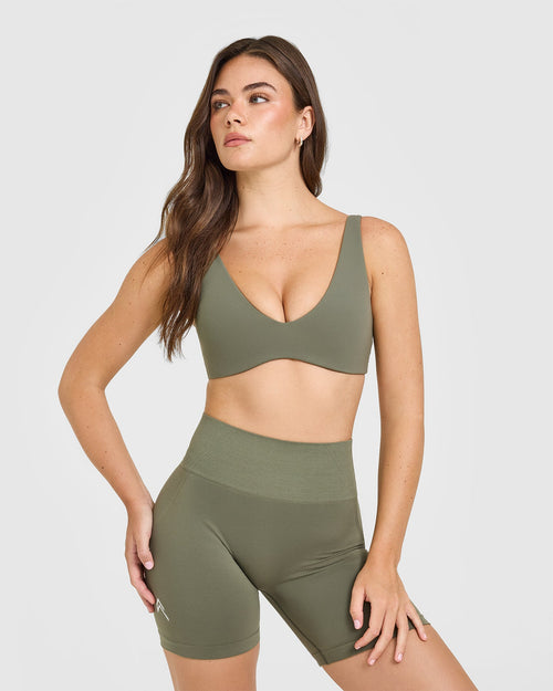 Oner Modal SoftMotion™ Scoop Back Bralette | Alpine Green