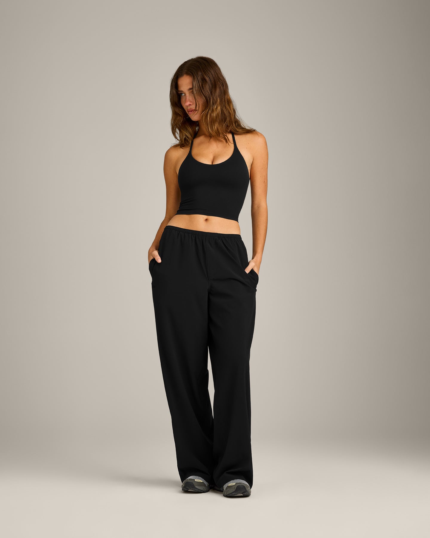 AirMove™ Wide Leg Pants | Black