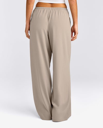 AirMove™ Wide Leg Pants | Warm Sand