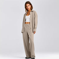 AirMove™ Wide Leg Pants | Warm Sand