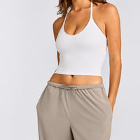 AirMove™ Wide Leg Pants | Warm Sand