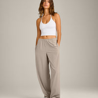 AirMove™ Wide Leg Pants | Warm Sand