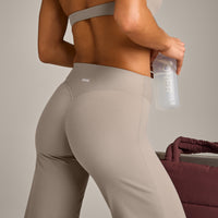 SoftMotion™ Straight Leg Pants with White Logo | Warm Sand