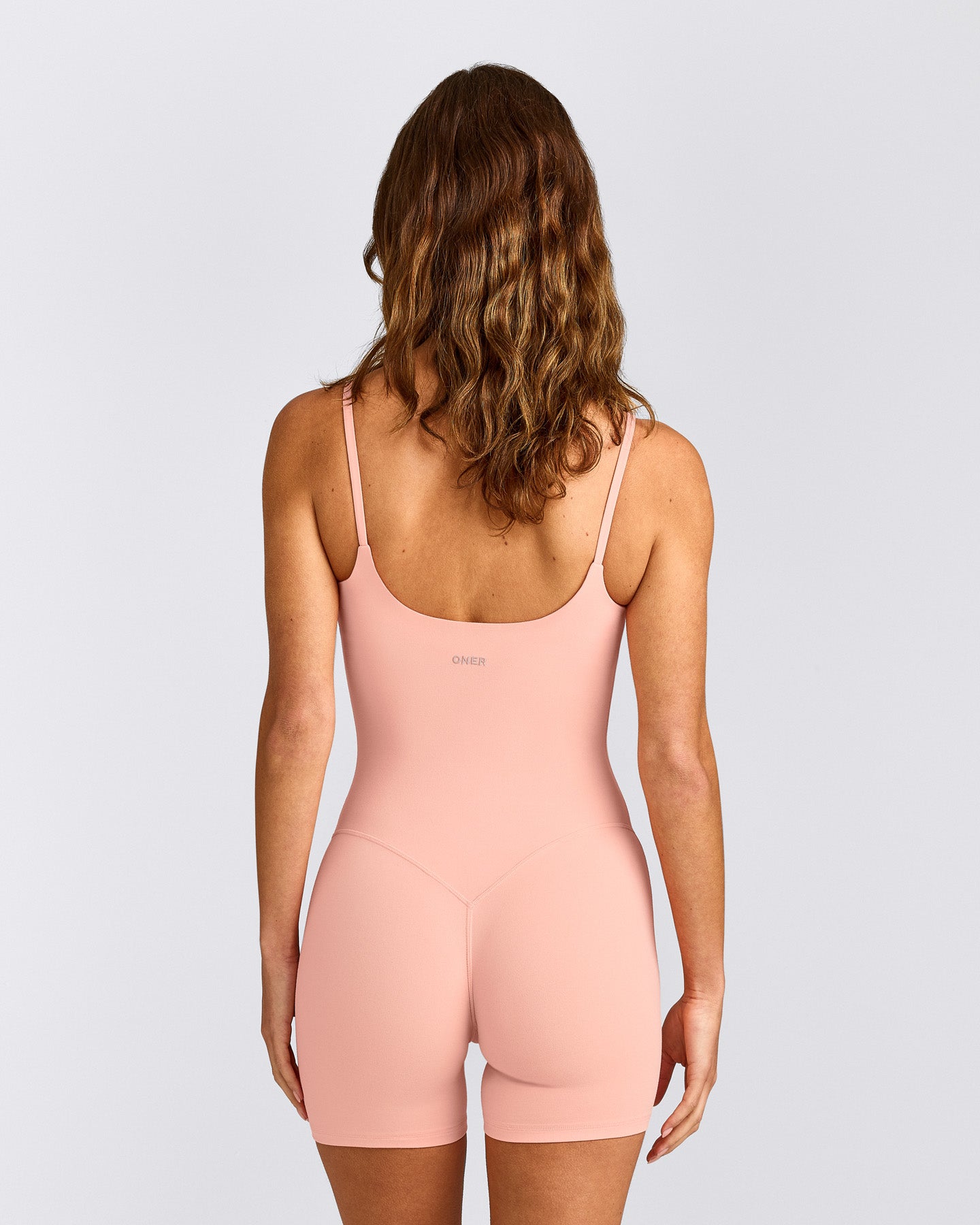 SoftMotion™ Strappy All in One with Gray Logo | Peach Orange