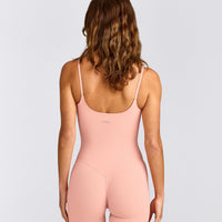 SoftMotion™ Strappy All in One with Gray Logo | Peach Orange
