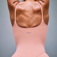 SoftMotion™ Strappy All in One with Gray Logo | Peach Orange