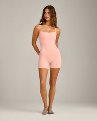 SoftMotion™ Strappy All in One with Gray Logo | Peach Orange
