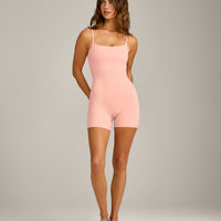 SoftMotion™ Strappy All in One with Gray Logo | Peach Orange