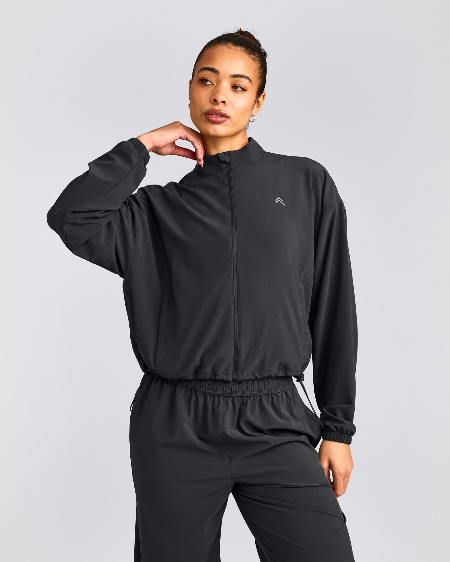 AirMove™ Jacket with Reflective Logo | Coal