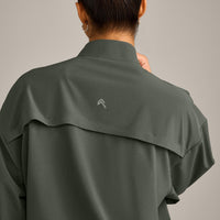 AirMove™ Jacket with Reflective Logo | Dark Khaki