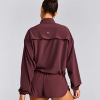 AirMove™ Jacket with Reflective Logo | Velvet Mocha