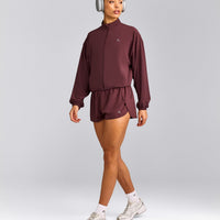 AirMove™ Jacket with Reflective Logo | Velvet Mocha