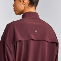 AirMove™ Jacket with Reflective Logo | Velvet Mocha