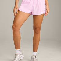 AirMove™ Lined Shorts 3" with Reflective Logo | Chalk Pink