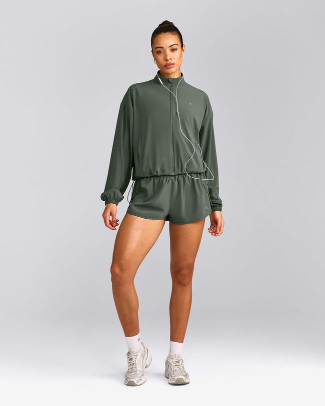 AirMove™ Lined Shorts 3" with Reflective Logo | Dark Khaki