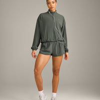 AirMove™ Lined Shorts 2" with Reflective Logo | Dark Khaki