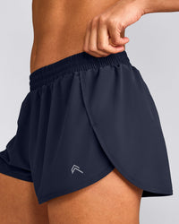 AirMove™ Lined Shorts 2" with Reflective Logo | True Blue
