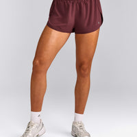 AirMove™ Lined Shorts 2" with Reflective Logo | Velvet Mocha