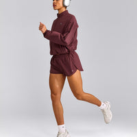 AirMove™ Lined Shorts 2" with Reflective Logo | Velvet Mocha
