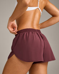 AirMove™ Lined Shorts 2" with Reflective Logo | Velvet Mocha