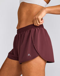AirMove™ Lined Shorts 2" with Reflective Logo | Velvet Mocha