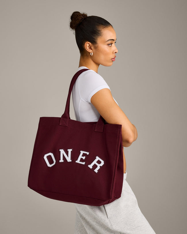 Oner Girlfriend Canvas Tote | Rosewood