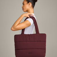 Quilted Tote Bag | Velvet Mocha