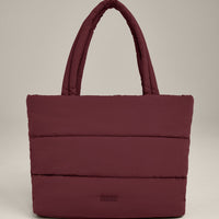 Quilted Tote Bag | Velvet Mocha